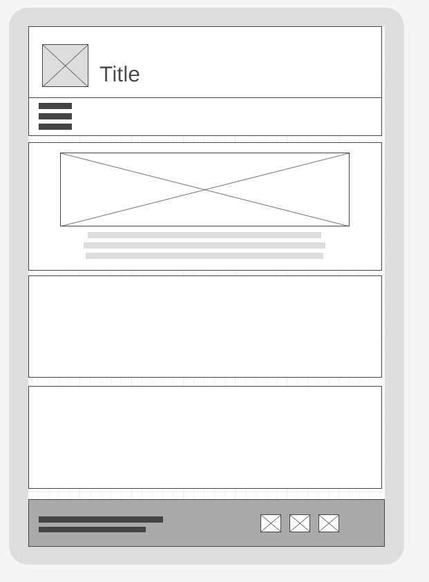 Mobile Wireframe
