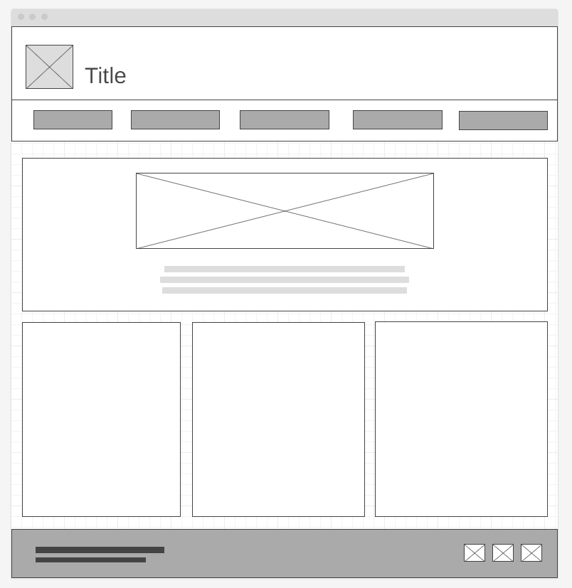 Desktop Wireframe